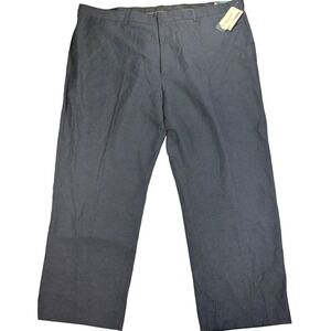 New Cubavera Men's Linen Blend Dress Pants Casual Comfort Fit W48 L30